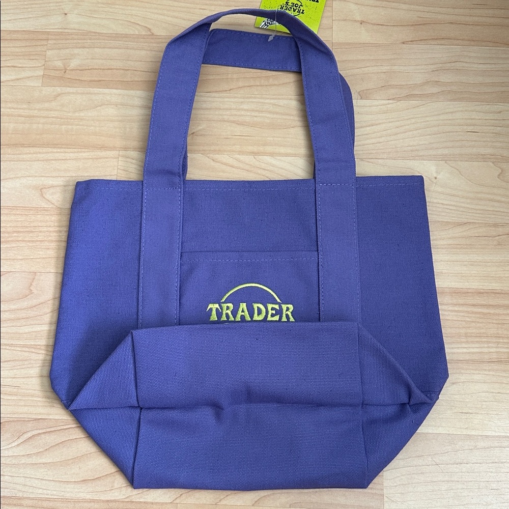Trader Joe's Halloween Set of Four (4) Canvas Reusable Mini Tote Bags Set NWT - Picture 5 of 11